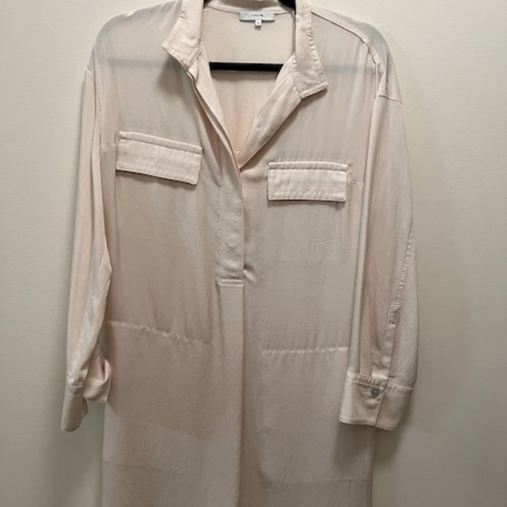 Vince cream colored shirtdress - NEW with tags!